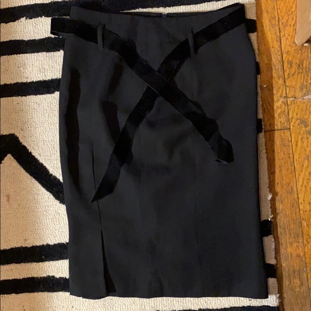 Tom Ford Pencil Skirt with Velvet skirt